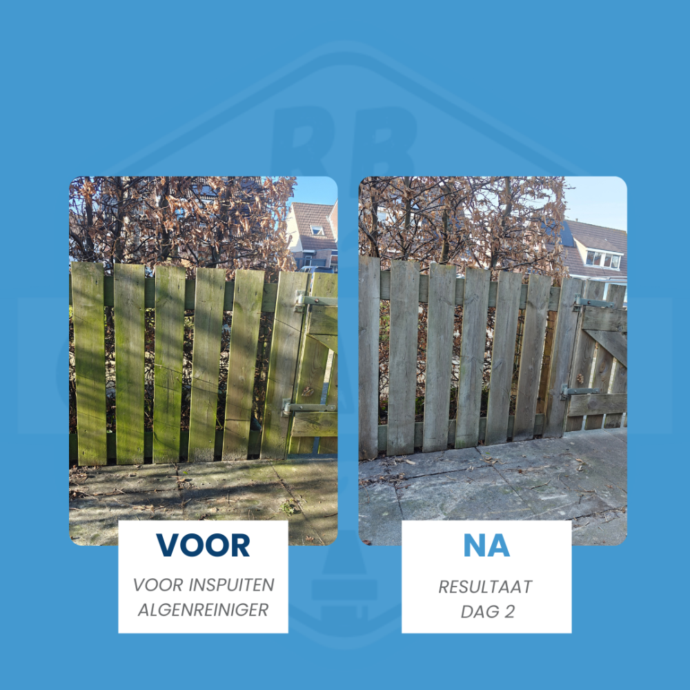 Algen reiniging door schoonmaakbedrijf Friesland